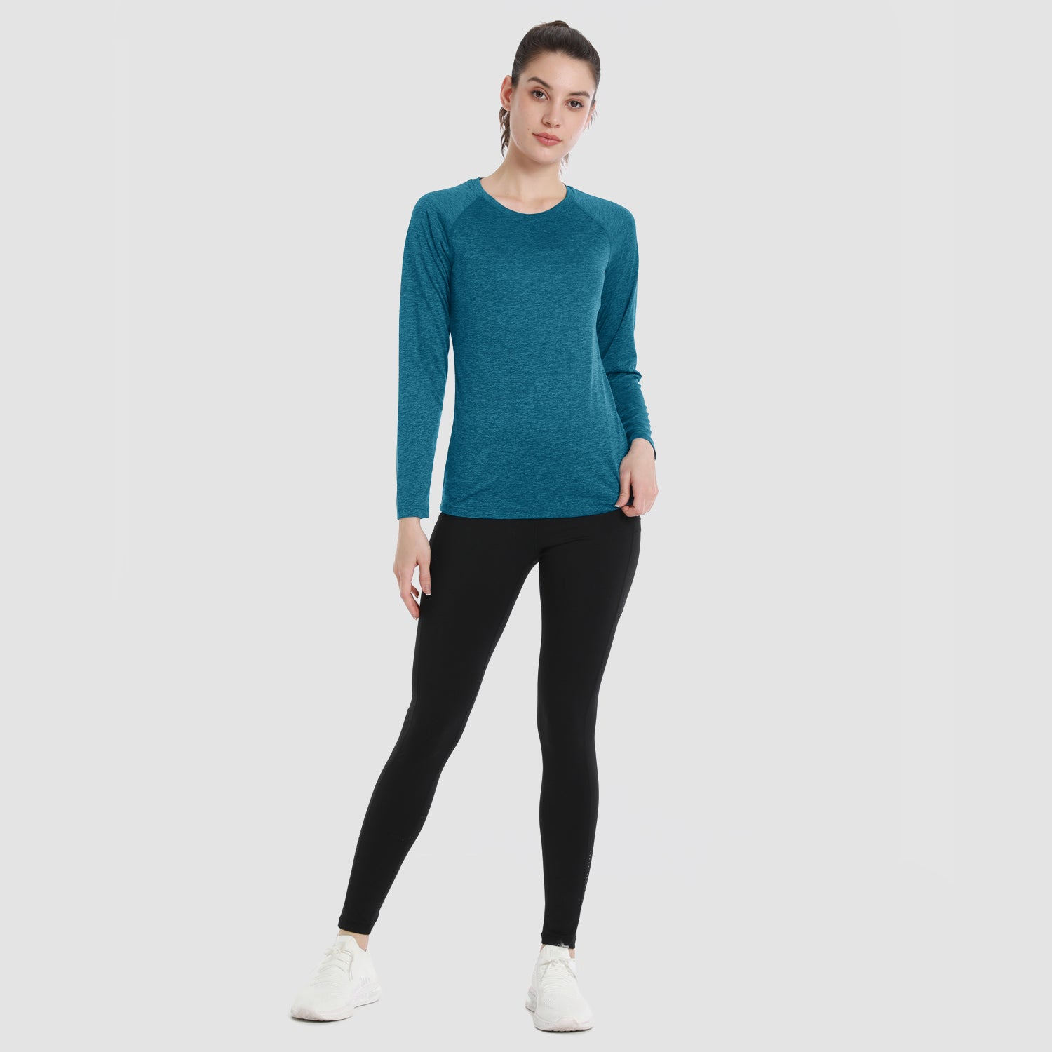 Women's UPF 50+ Sun Protection Shirts Long Sleeve Shirts for Hiking Fishing Workout Rash Guard